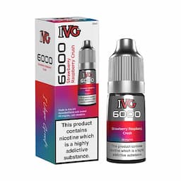 IVG 6000 Bar - Strawberry Raspberry Crush  10ml