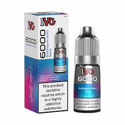 IVG 6000 Bar  - Bubblegum Berry Wave 10ml