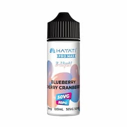 Hayati Pro Max 50/50 - Blueberry Cherry Cranberry 0mg 100ml Shortfill